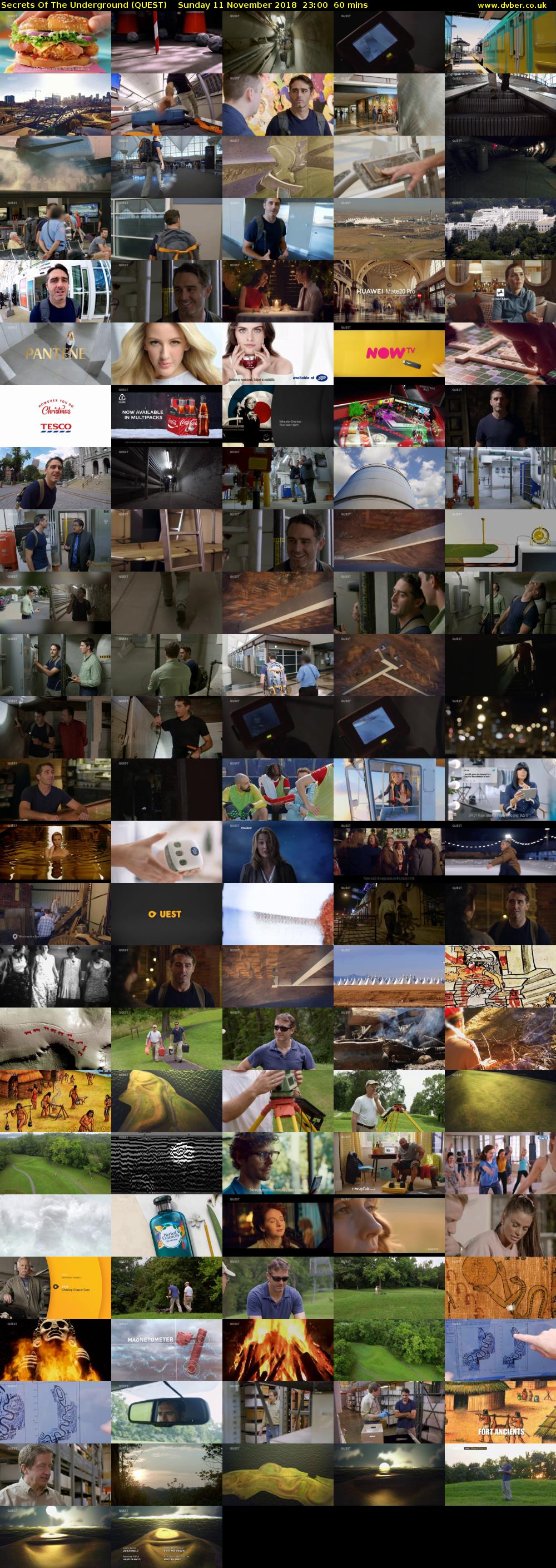 Secrets Of The Underground (QUEST) Sunday 11 November 2018 23:00 - 00:00