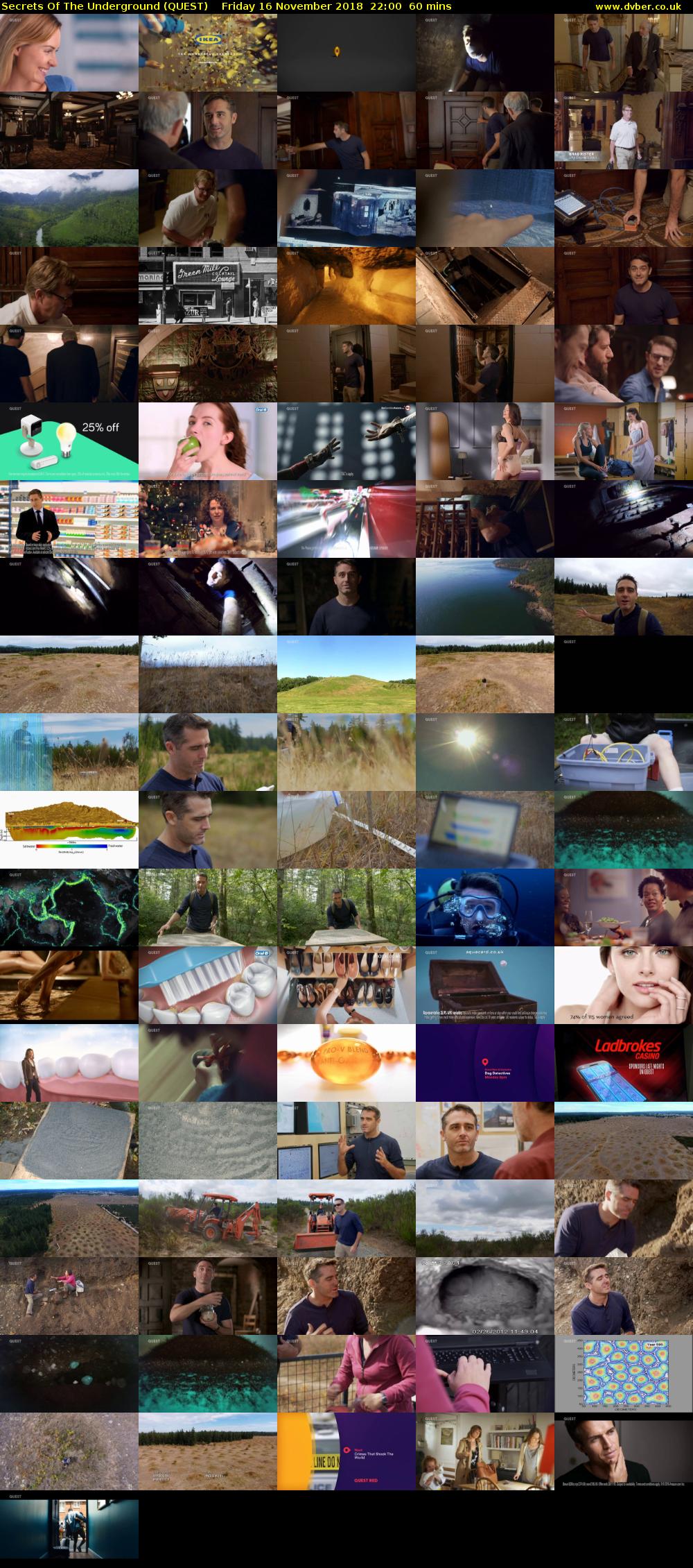 Secrets Of The Underground (QUEST) Friday 16 November 2018 22:00 - 23:00