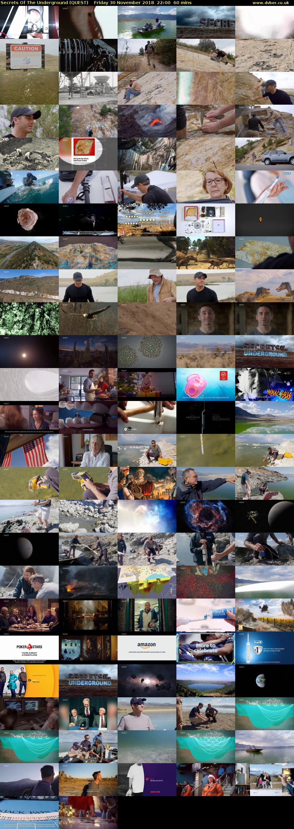 Secrets Of The Underground (QUEST) Friday 30 November 2018 22:00 - 23:00