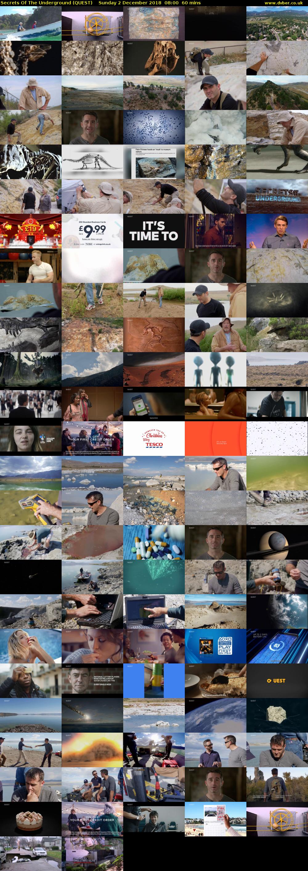 Secrets Of The Underground (QUEST) Sunday 2 December 2018 08:00 - 09:00