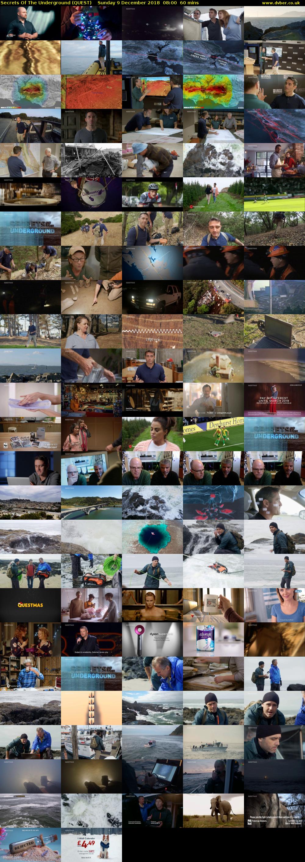 Secrets Of The Underground (QUEST) Sunday 9 December 2018 08:00 - 09:00