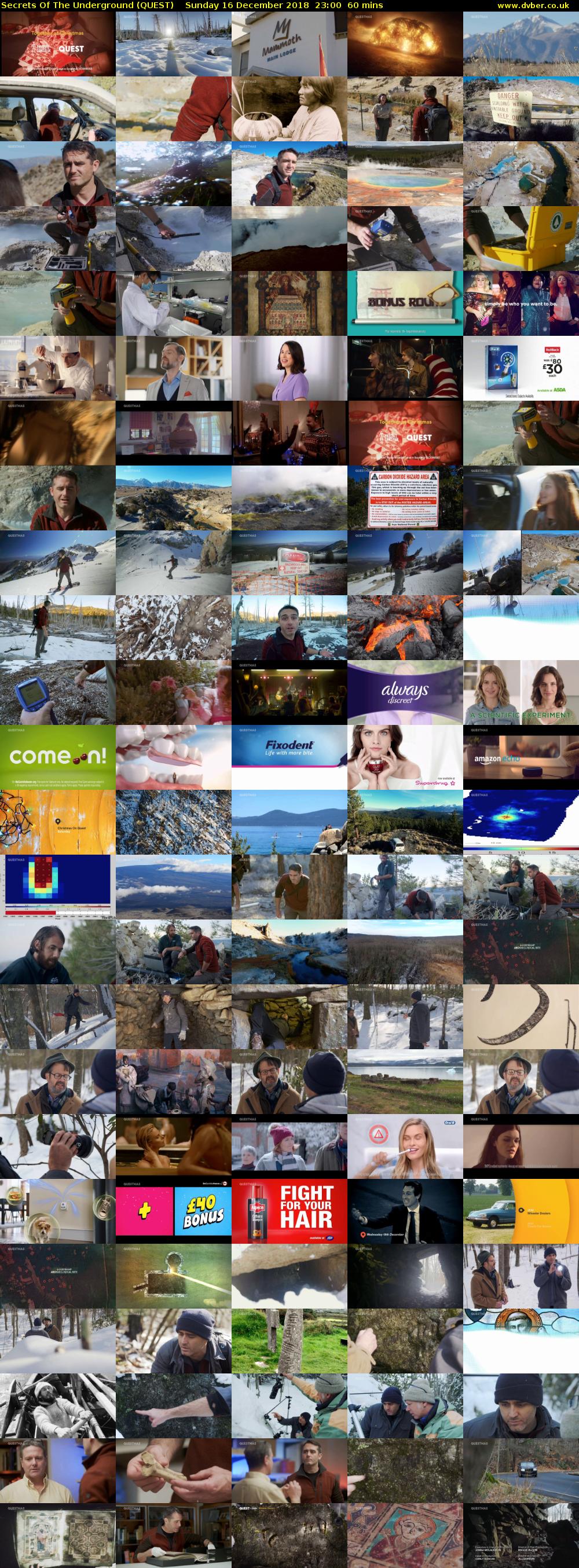 Secrets Of The Underground (QUEST) Sunday 16 December 2018 23:00 - 00:00