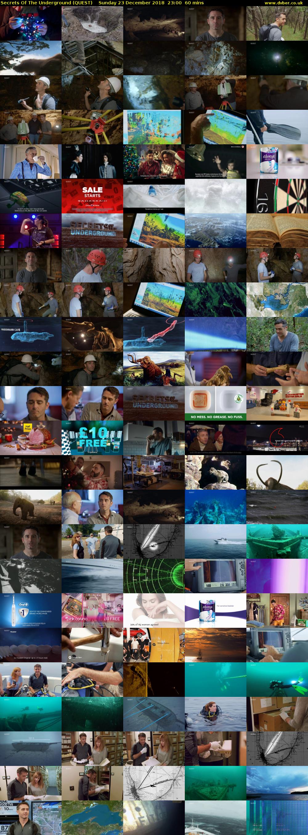 Secrets Of The Underground (QUEST) Sunday 23 December 2018 23:00 - 00:00