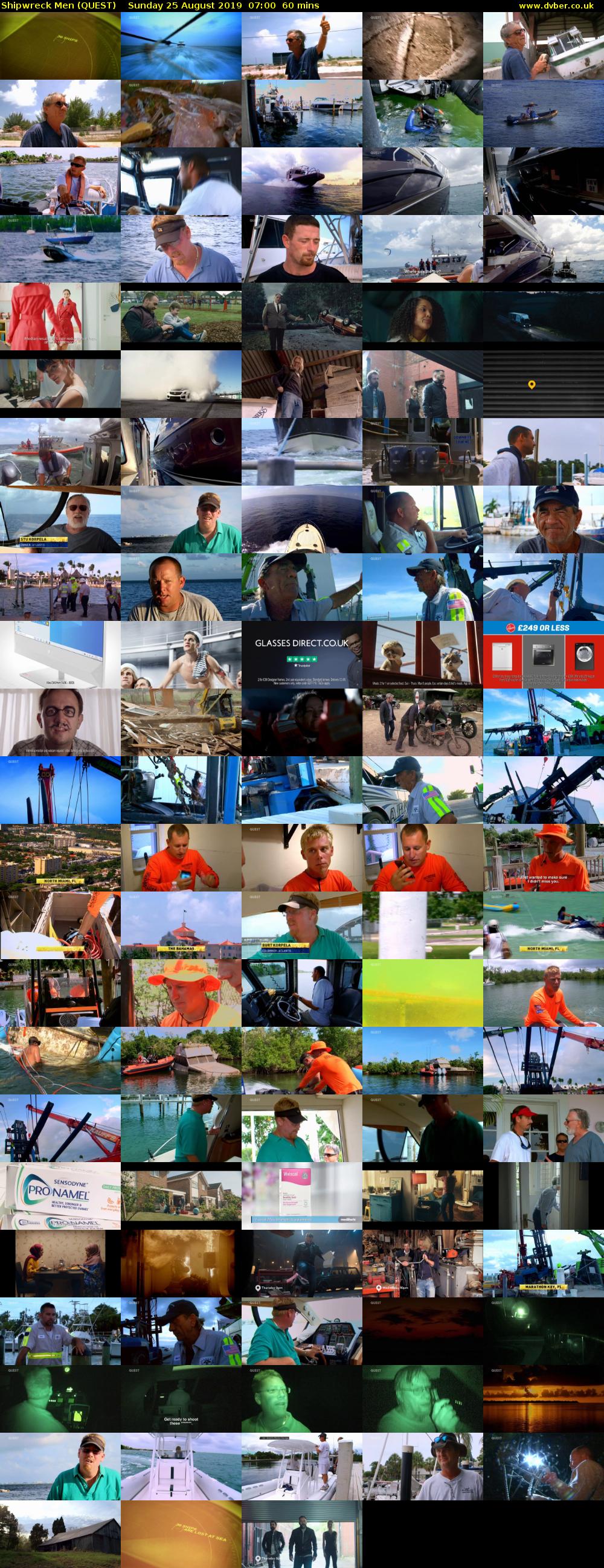 Shipwreck Men (QUEST) Sunday 25 August 2019 07:00 - 08:00