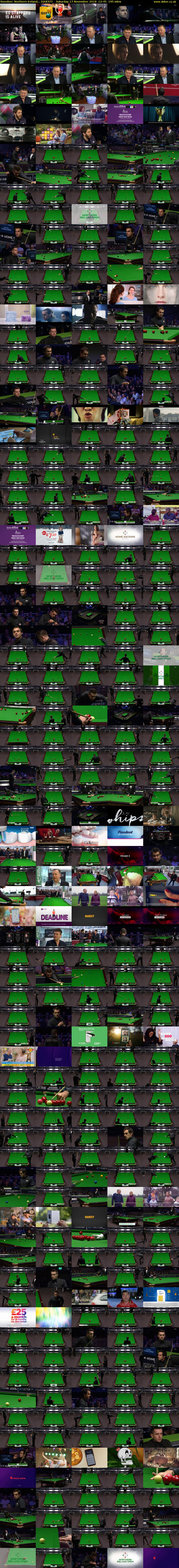 Snooker: Northern Ireland... (QUEST) Saturday 17 November 2018 12:45 - 16:00