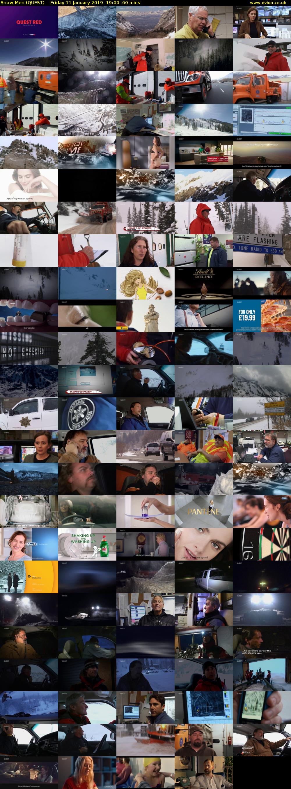 Snow Men (QUEST) Friday 11 January 2019 19:00 - 20:00