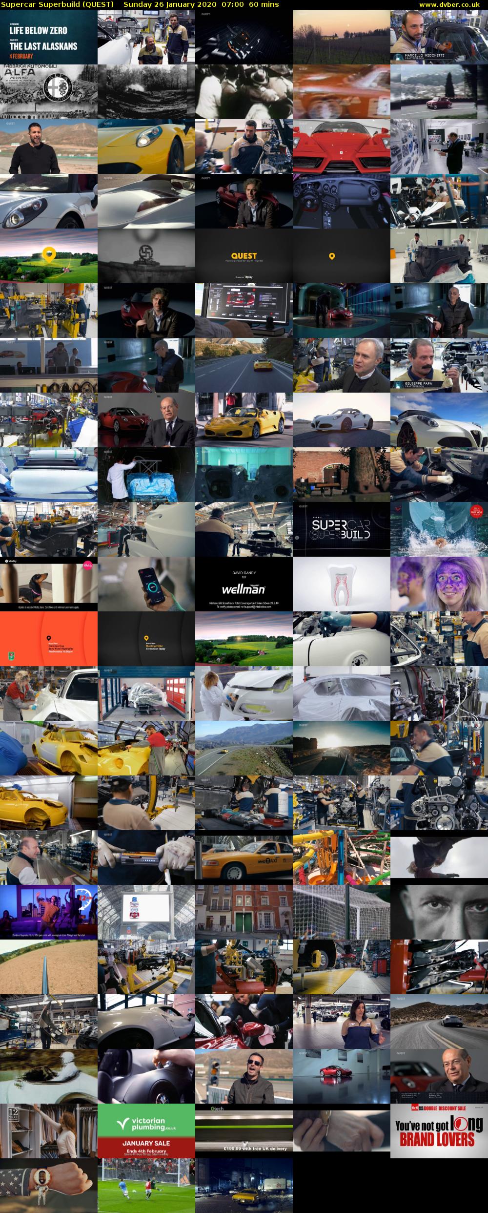 Supercar Superbuild (QUEST) Sunday 26 January 2020 07:00 - 08:00