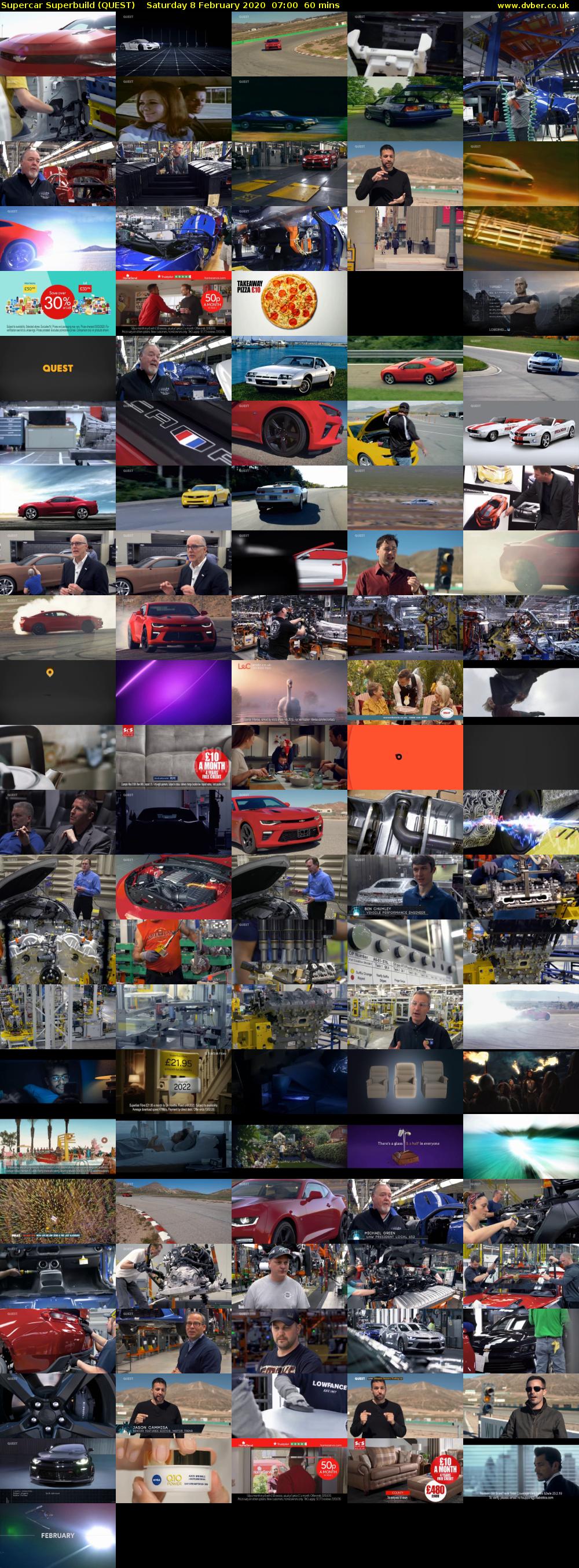 Supercar Superbuild (QUEST) Saturday 8 February 2020 07:00 - 08:00