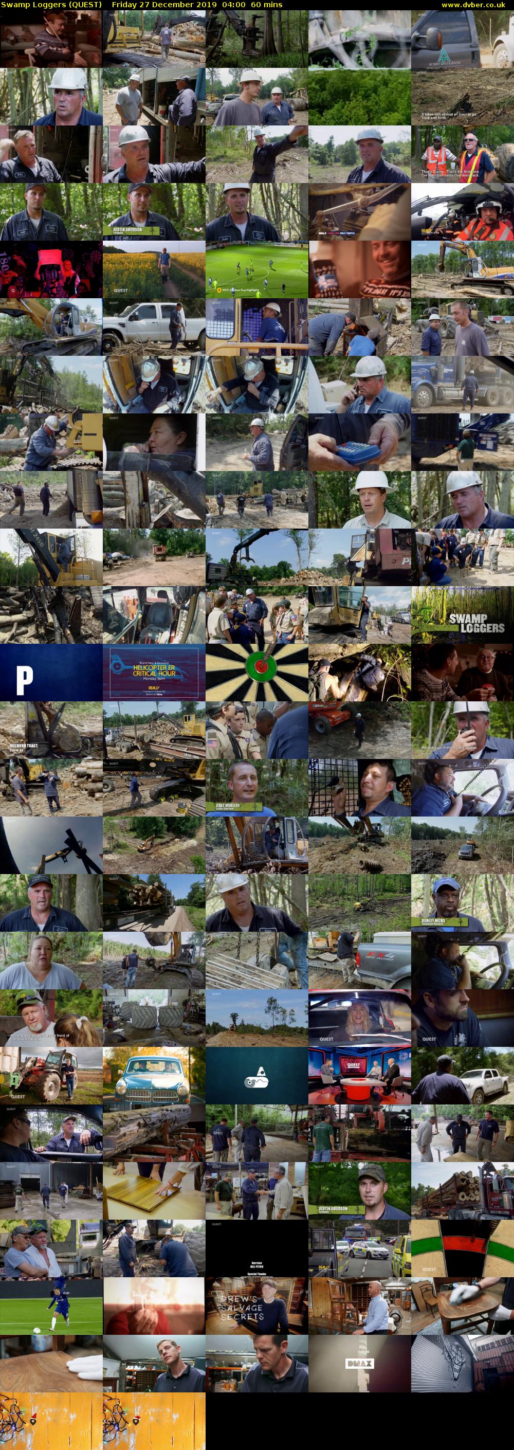 Swamp Loggers (QUEST) Friday 27 December 2019 04:00 - 05:00