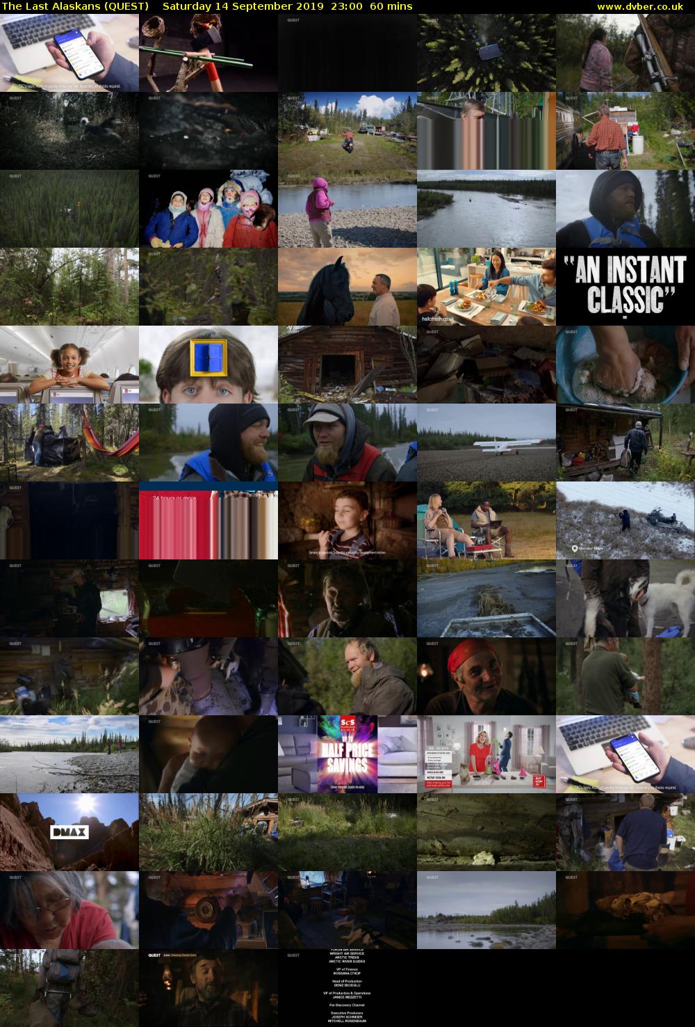 The Last Alaskans (QUEST) Saturday 14 September 2019 23:00 - 00:00