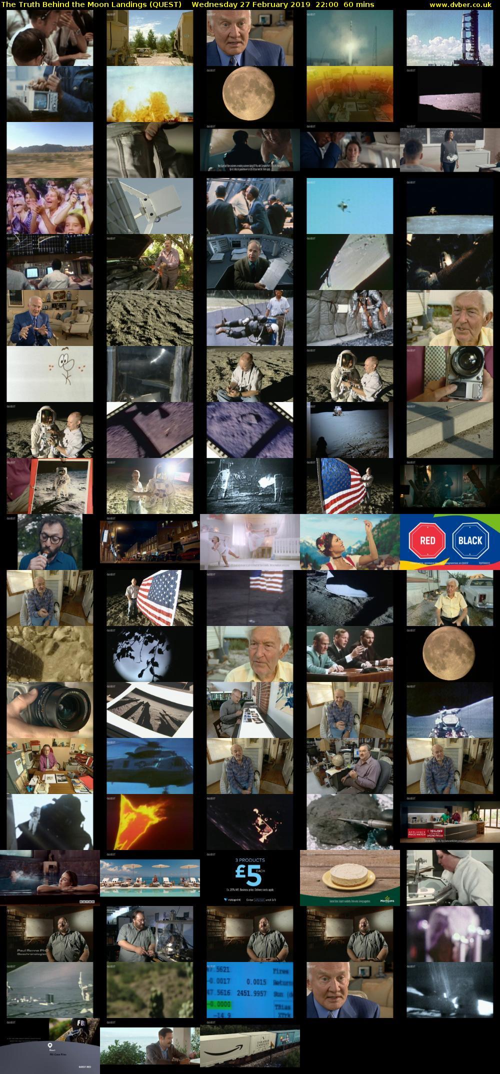 The Truth Behind the Moon Landings (QUEST) Wednesday 27 February 2019 22:00 - 23:00