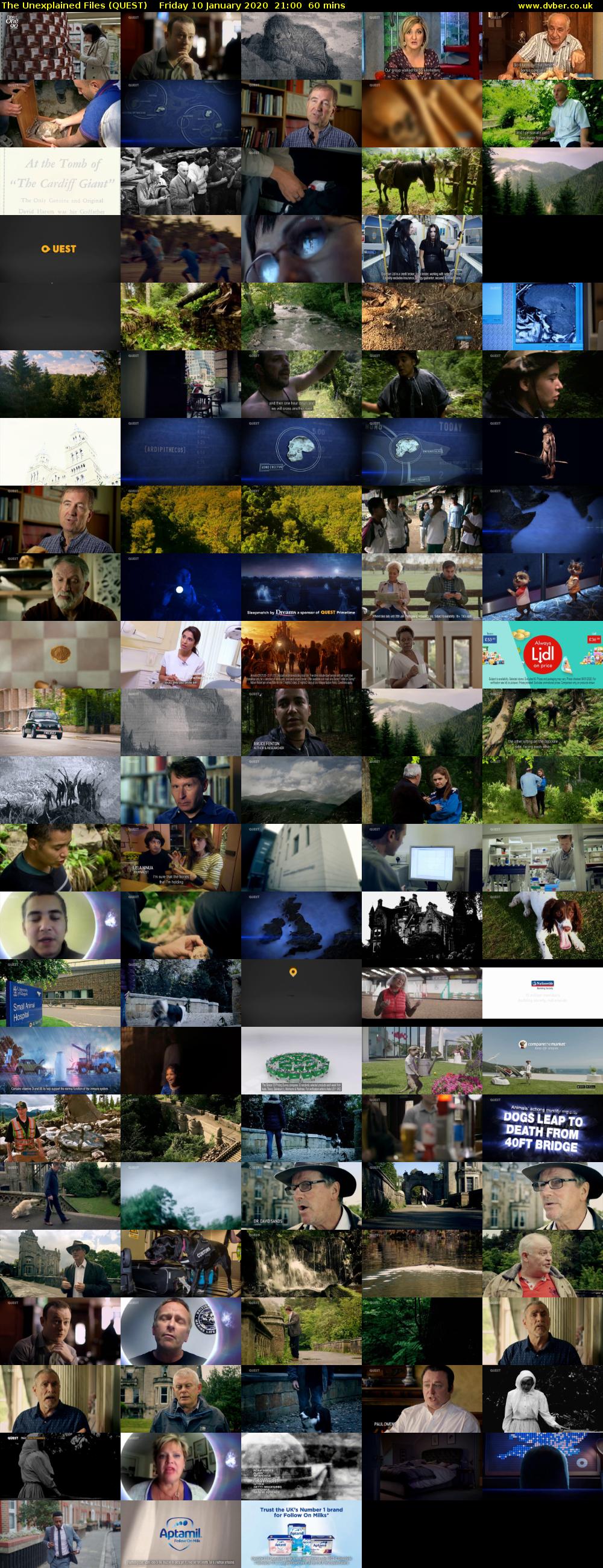 The Unexplained Files (QUEST) Friday 10 January 2020 21:00 - 22:00