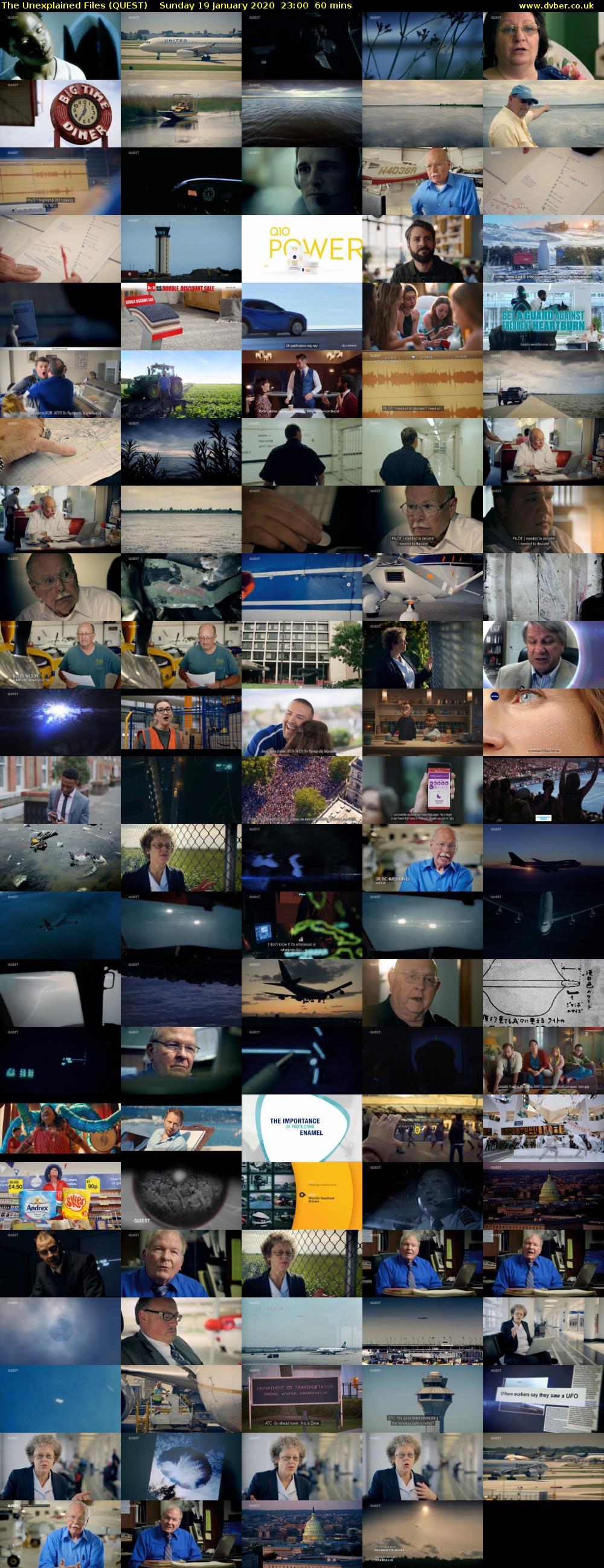 The Unexplained Files (QUEST) Sunday 19 January 2020 23:00 - 00:00