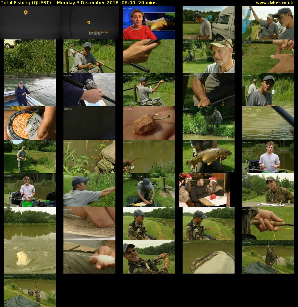 Total Fishing (QUEST) Monday 3 December 2018 06:00 - 06:20