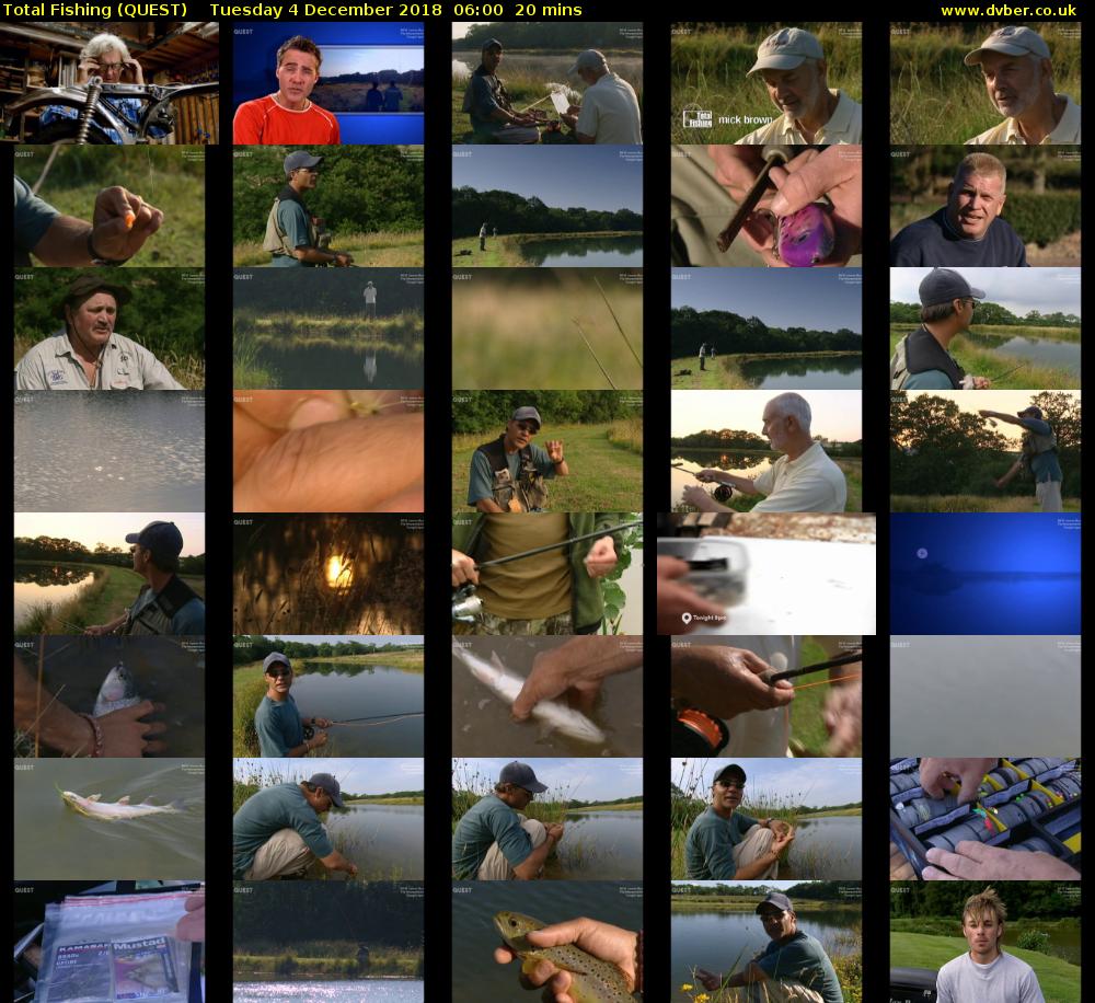 Total Fishing (QUEST) Tuesday 4 December 2018 06:00 - 06:20