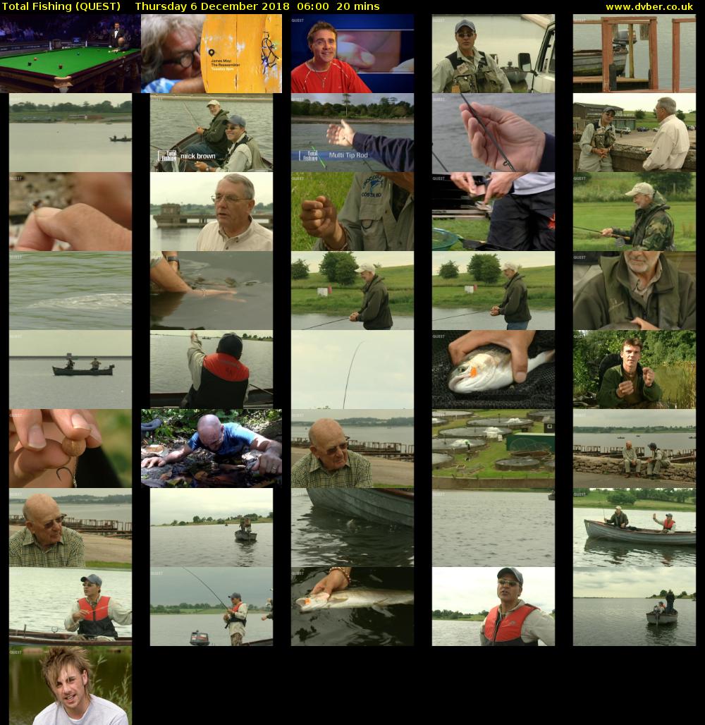 Total Fishing (QUEST) Thursday 6 December 2018 06:00 - 06:20