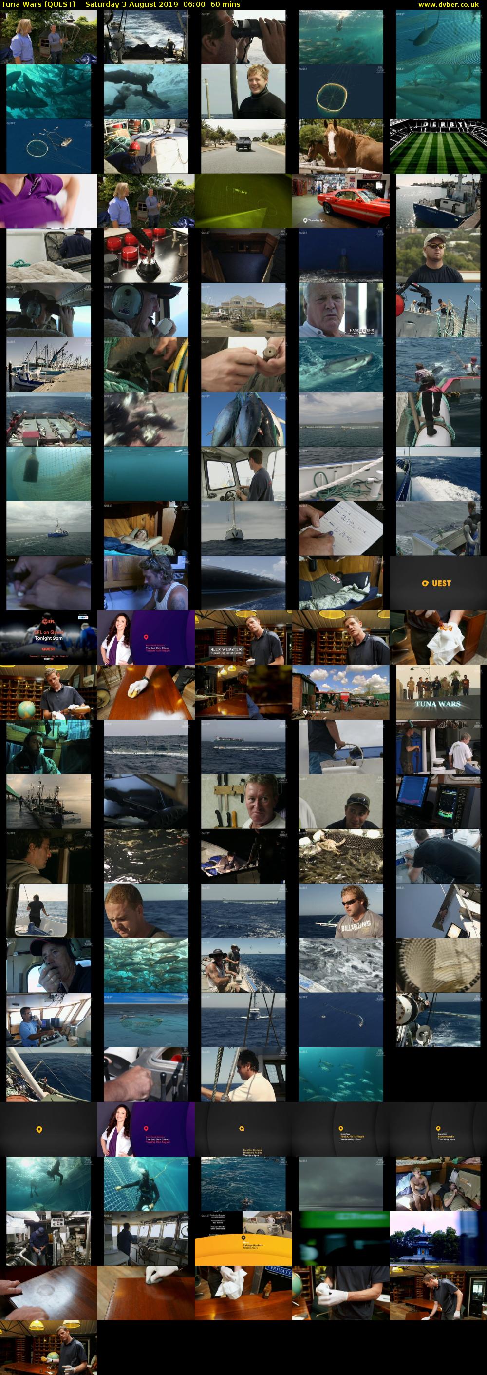 Tuna Wars (QUEST) Saturday 3 August 2019 06:00 - 07:00