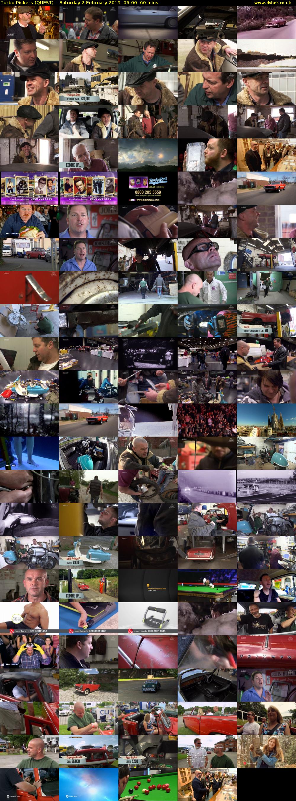 Turbo Pickers (QUEST) Saturday 2 February 2019 06:00 - 07:00