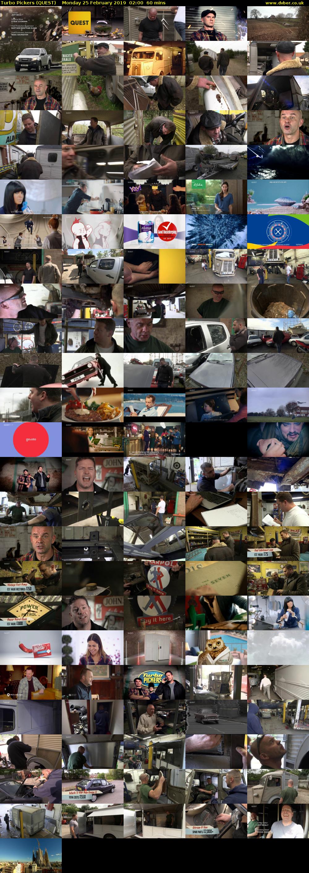 Turbo Pickers (QUEST) Monday 25 February 2019 02:00 - 03:00