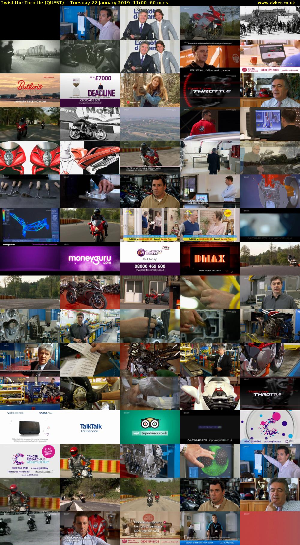 Twist the Throttle (QUEST) Tuesday 22 January 2019 11:00 - 12:00