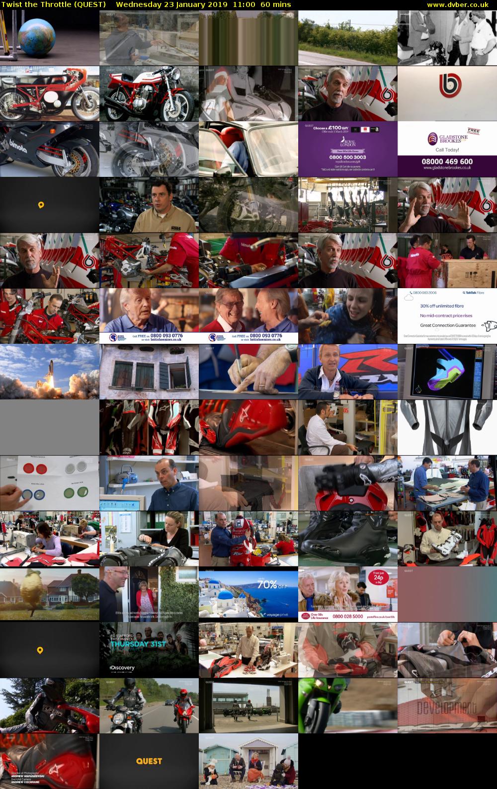 Twist the Throttle (QUEST) Wednesday 23 January 2019 11:00 - 12:00