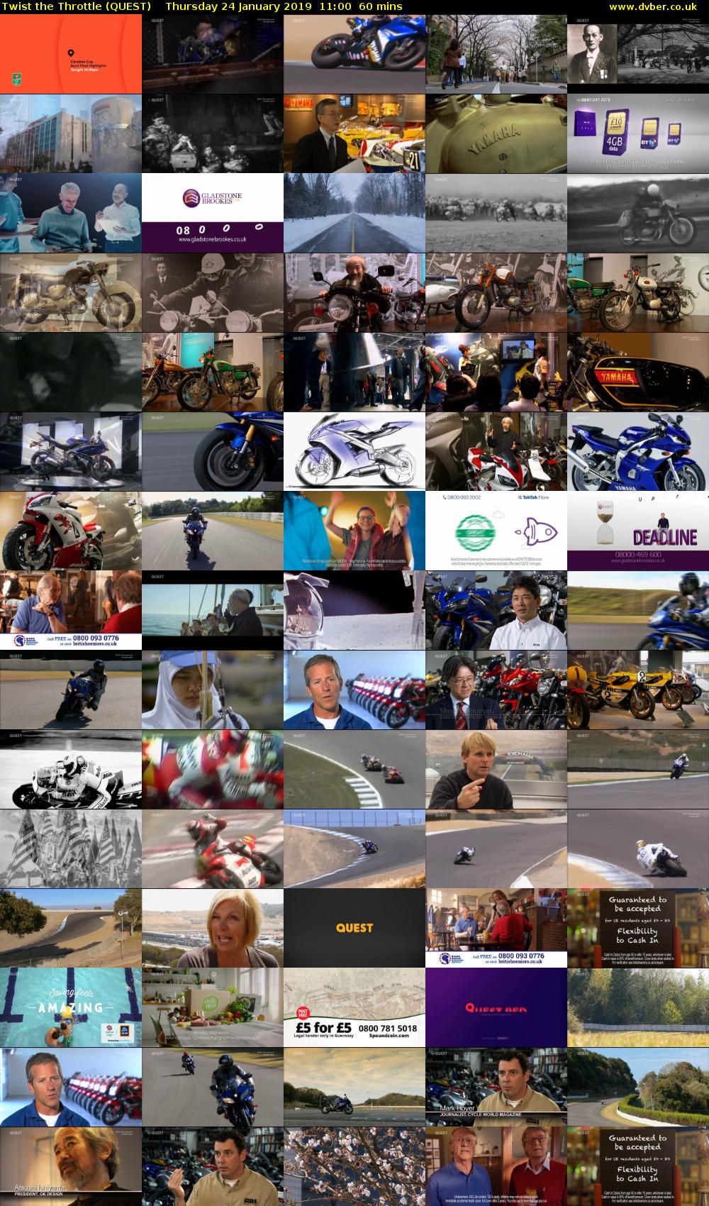 Twist the Throttle (QUEST) Thursday 24 January 2019 11:00 - 12:00