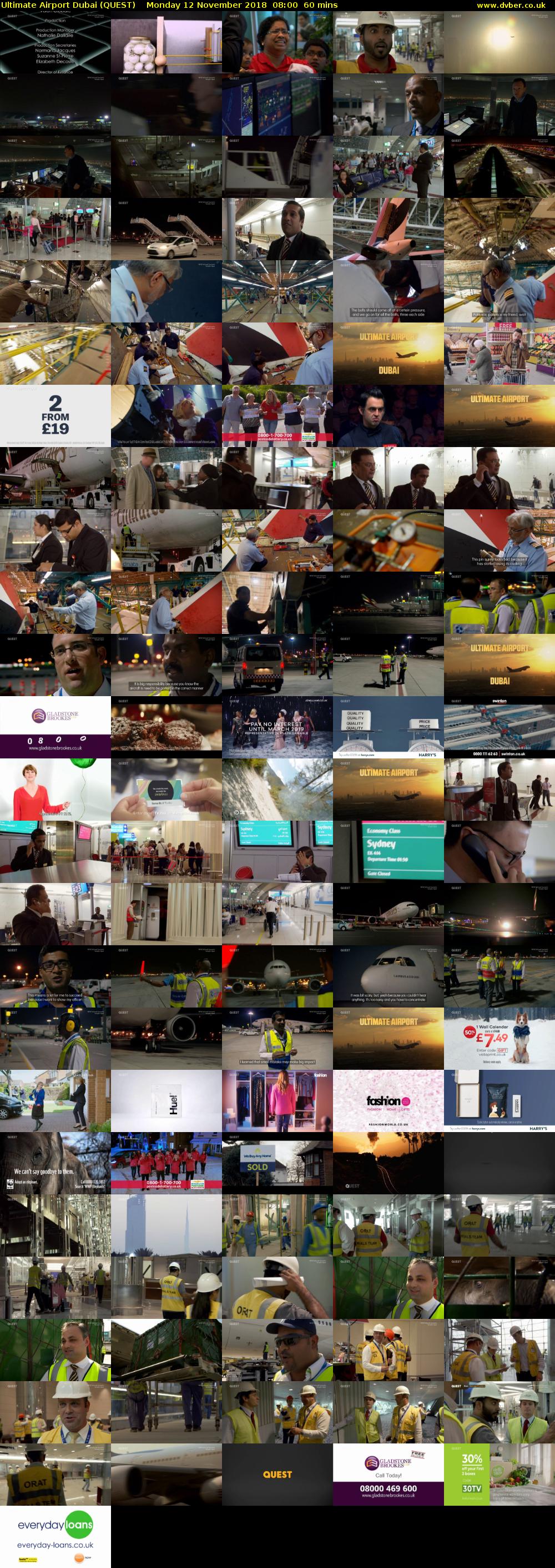 Ultimate Airport Dubai (QUEST) Monday 12 November 2018 08:00 - 09:00