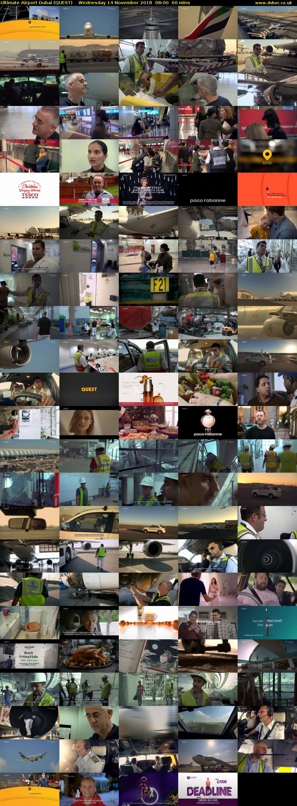 Ultimate Airport Dubai (QUEST) Wednesday 14 November 2018 08:00 - 09:00