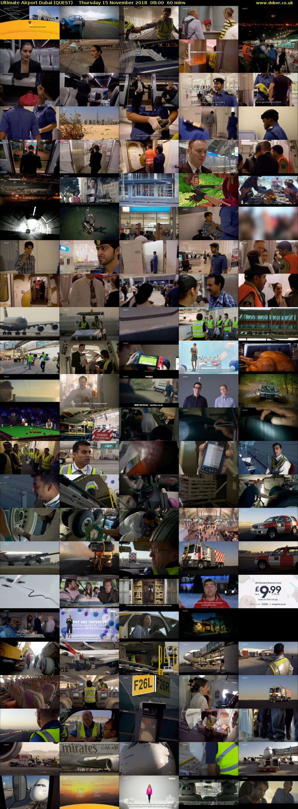 Ultimate Airport Dubai (QUEST) Thursday 15 November 2018 08:00 - 09:00