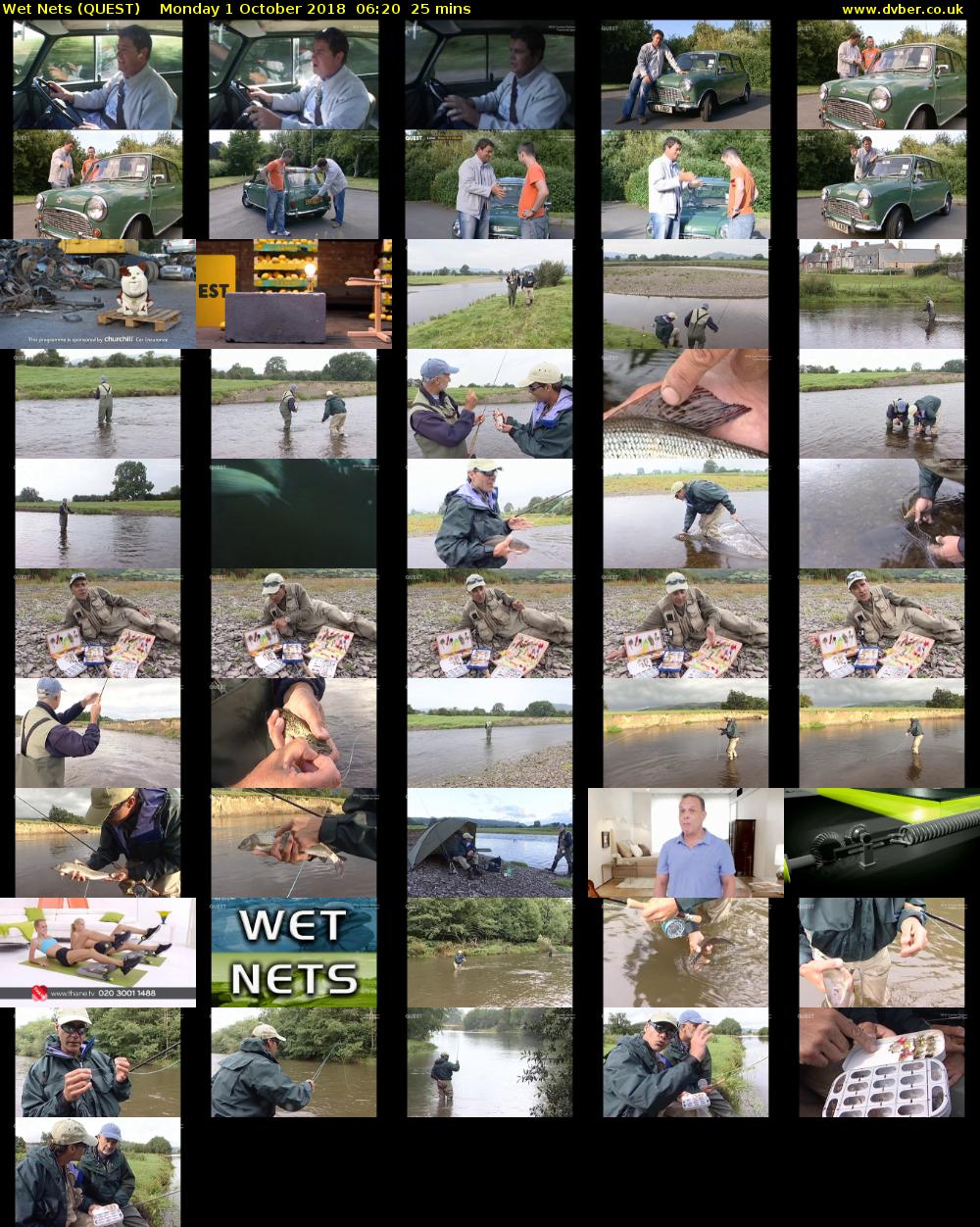 Wet Nets (QUEST) Monday 1 October 2018 06:20 - 06:45