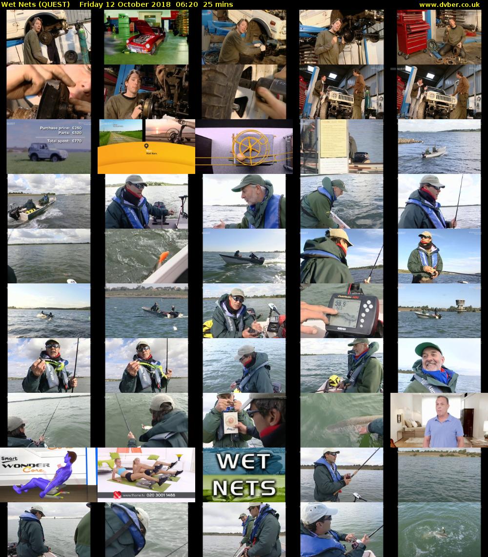 Wet Nets (QUEST) Friday 12 October 2018 06:20 - 06:45