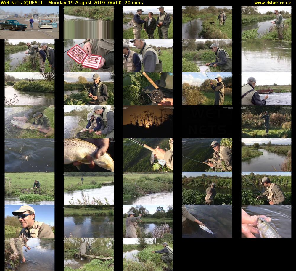 Wet Nets (QUEST) Monday 19 August 2019 06:00 - 06:20