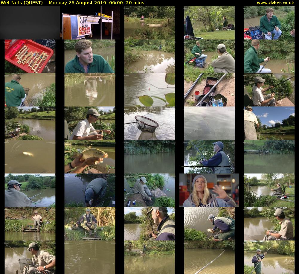 Wet Nets (QUEST) Monday 26 August 2019 06:00 - 06:20