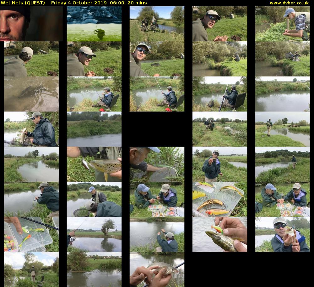 Wet Nets (QUEST) Friday 4 October 2019 06:00 - 06:20