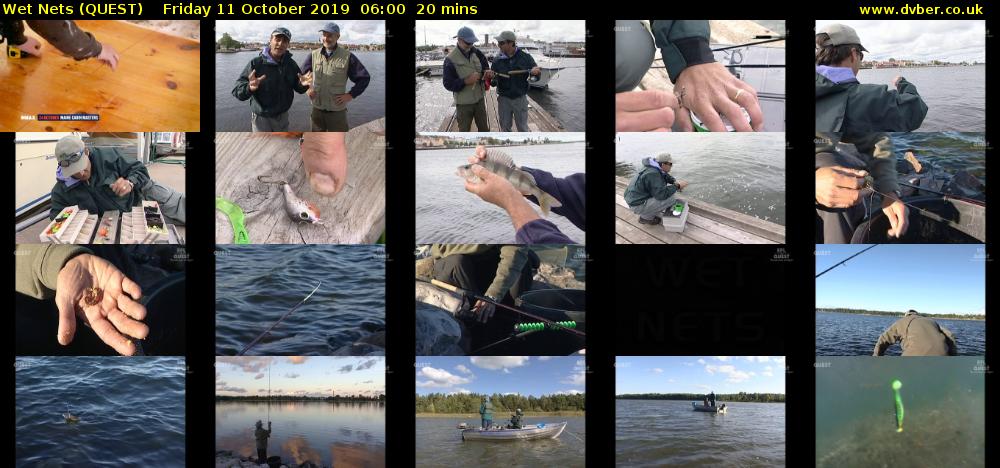 Wet Nets (QUEST) Friday 11 October 2019 06:00 - 06:20