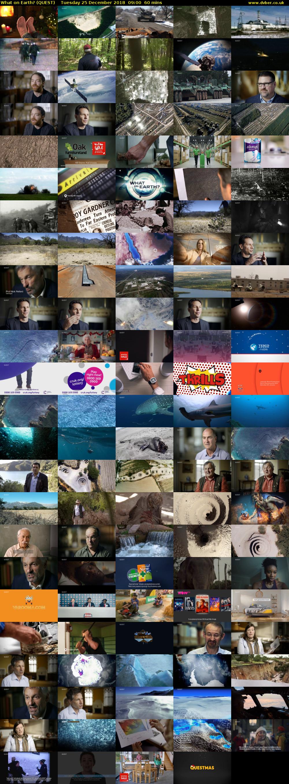 What on Earth? (QUEST) Tuesday 25 December 2018 09:00 - 10:00