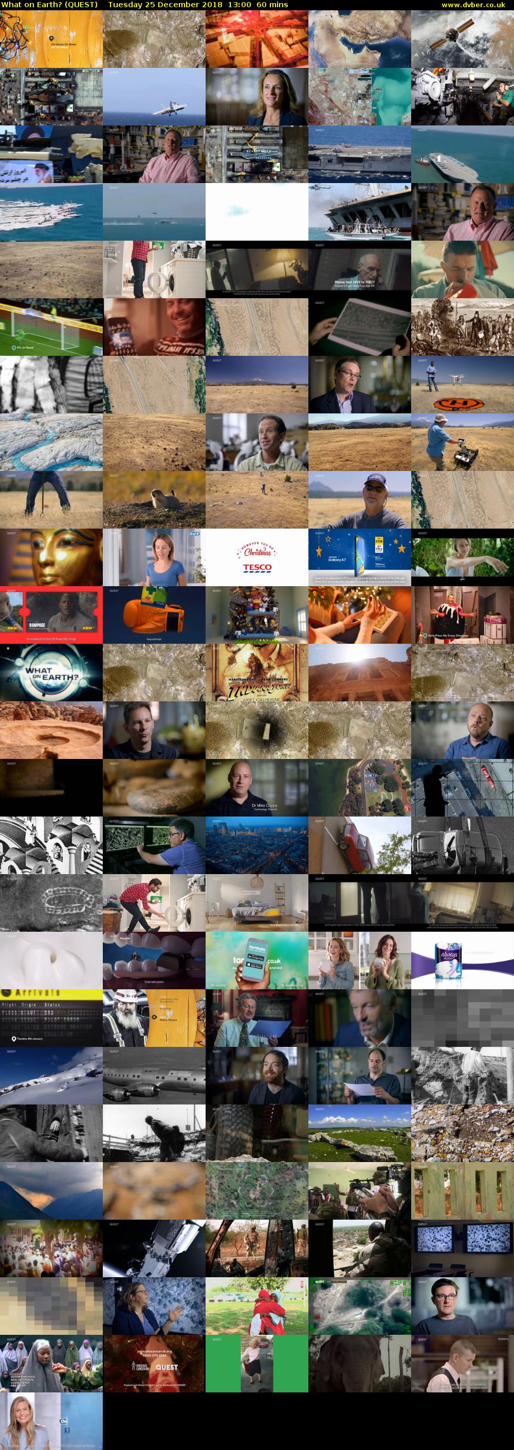 What on Earth? (QUEST) Tuesday 25 December 2018 13:00 - 14:00