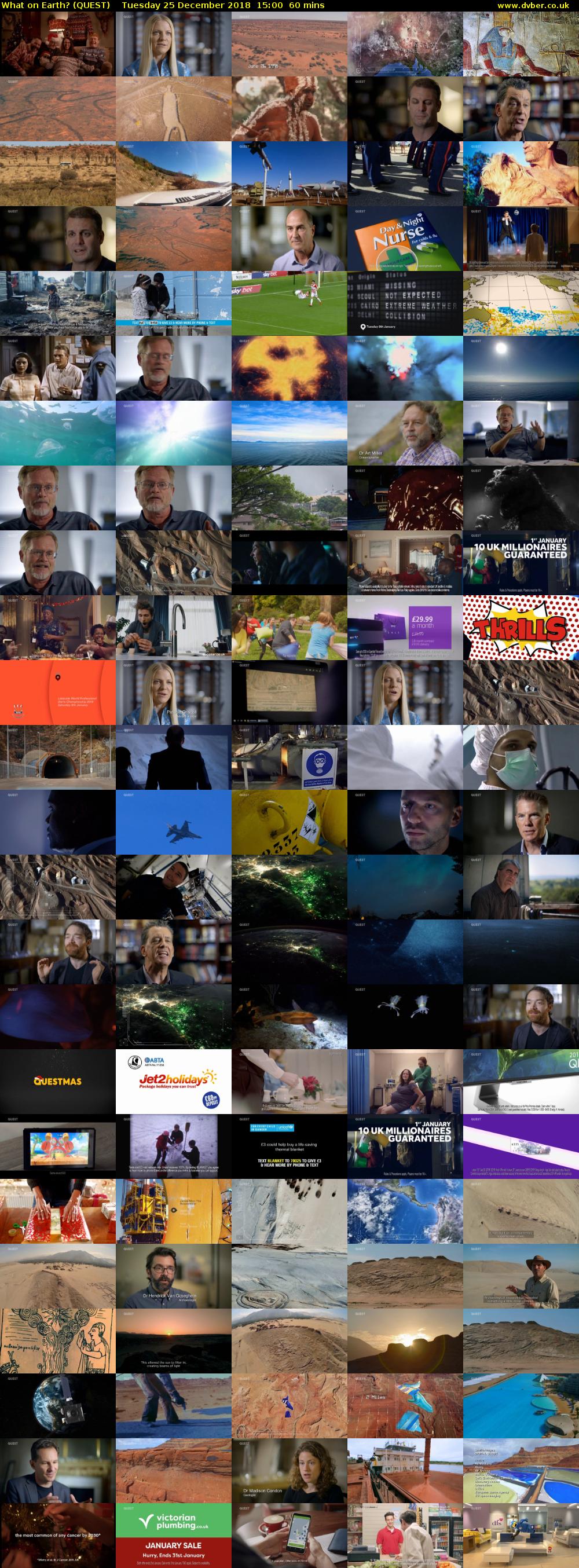 What on Earth? (QUEST) Tuesday 25 December 2018 15:00 - 16:00