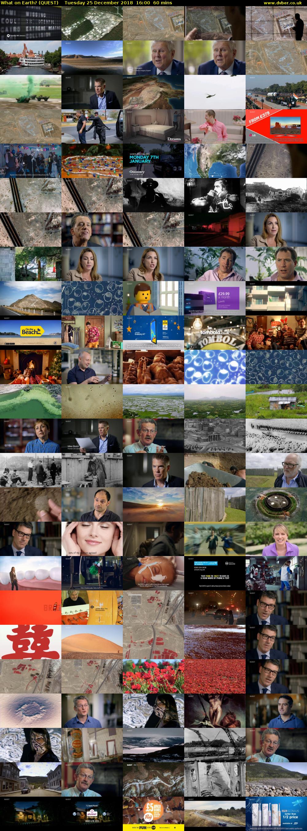 What on Earth? (QUEST) Tuesday 25 December 2018 16:00 - 17:00