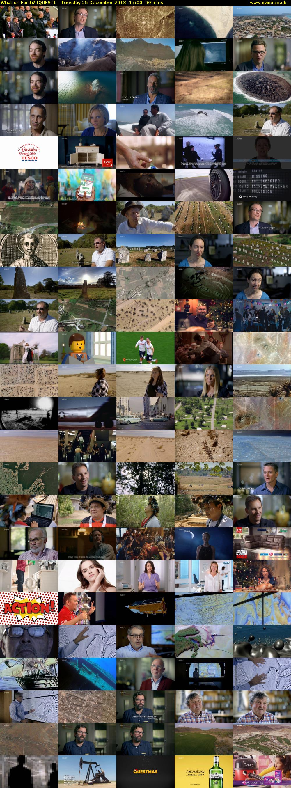 What on Earth? (QUEST) Tuesday 25 December 2018 17:00 - 18:00