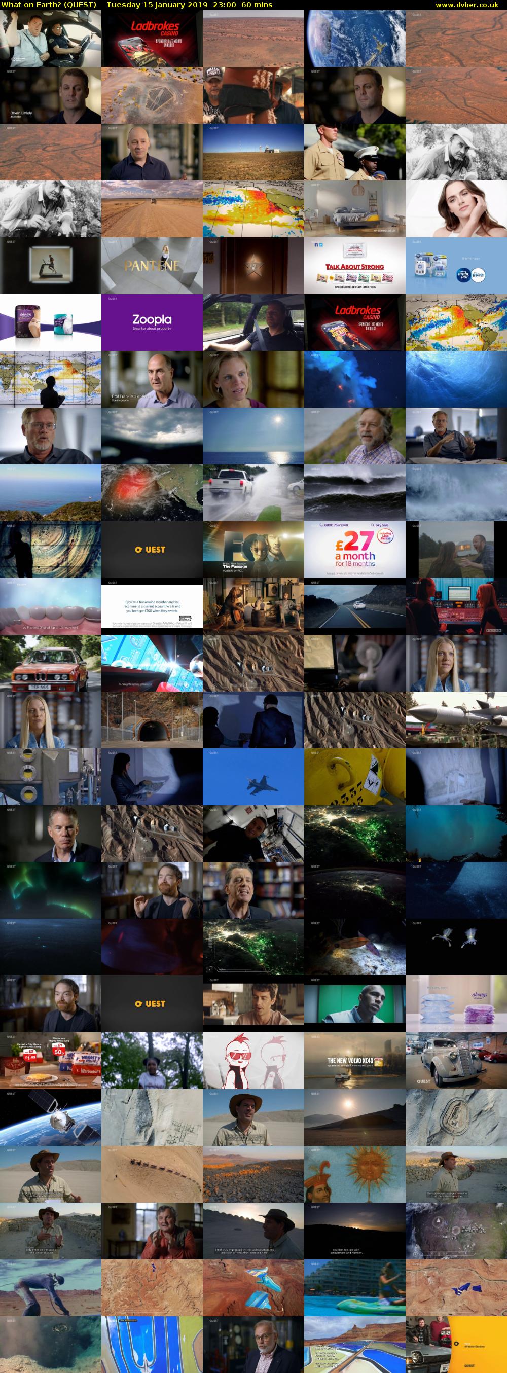 What on Earth? (QUEST) Tuesday 15 January 2019 23:00 - 00:00