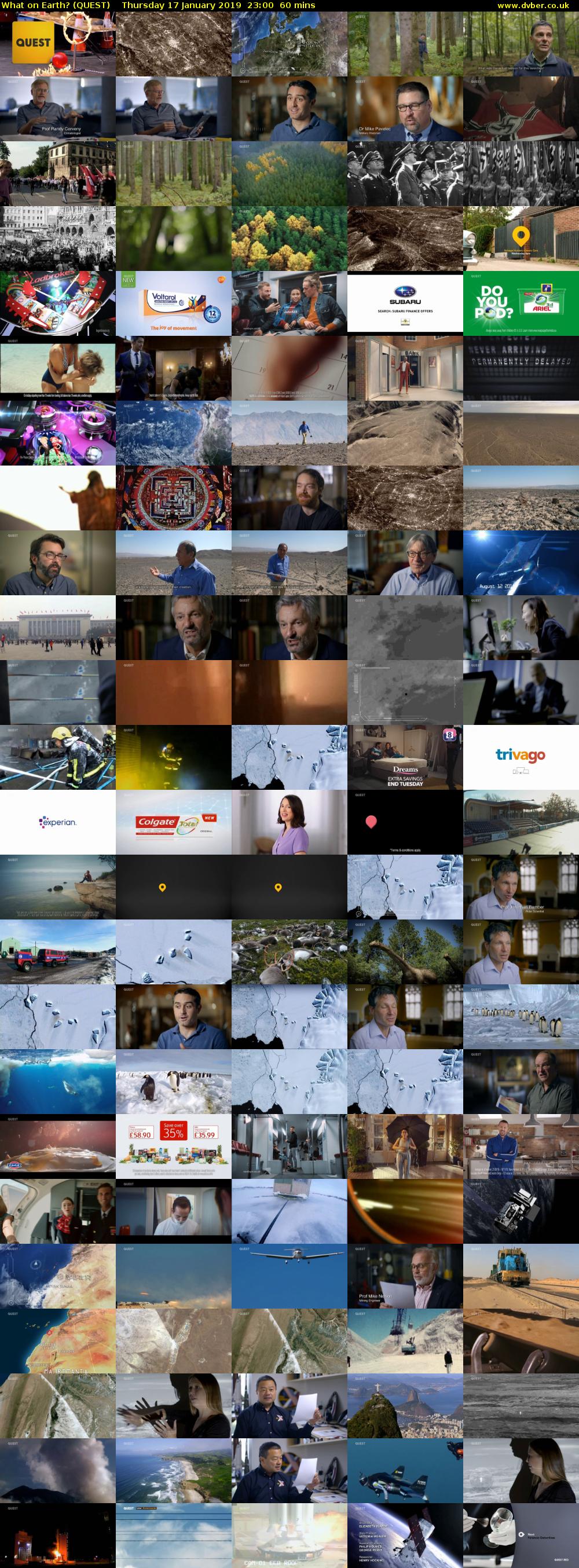 What on Earth? (QUEST) Thursday 17 January 2019 23:00 - 00:00