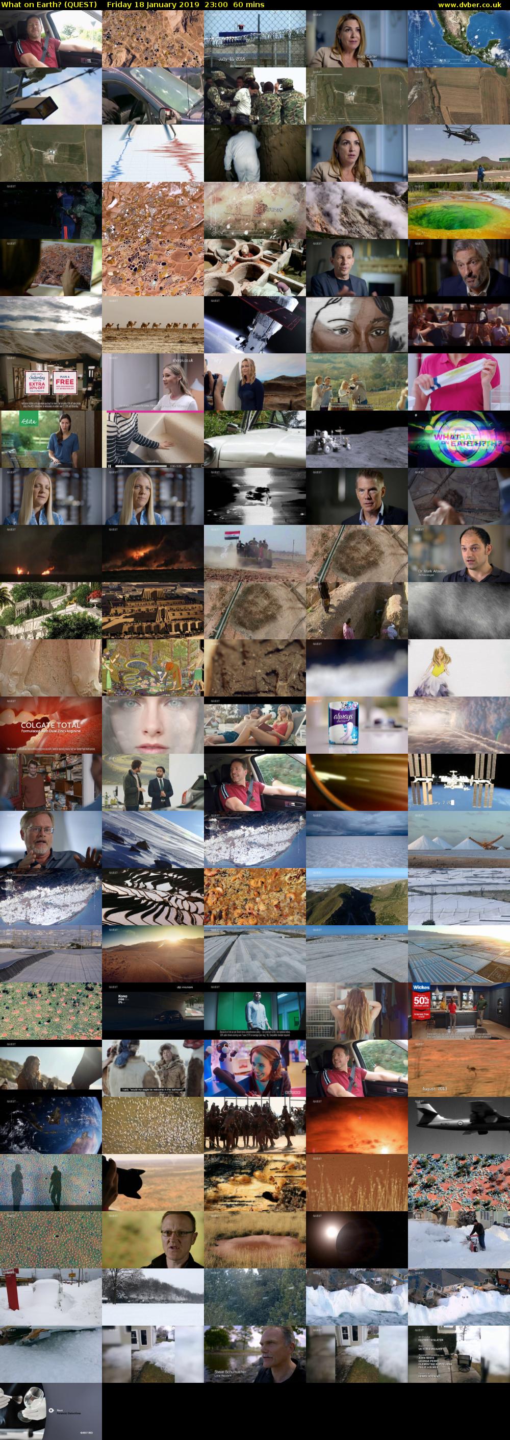 What on Earth? (QUEST) Friday 18 January 2019 23:00 - 00:00