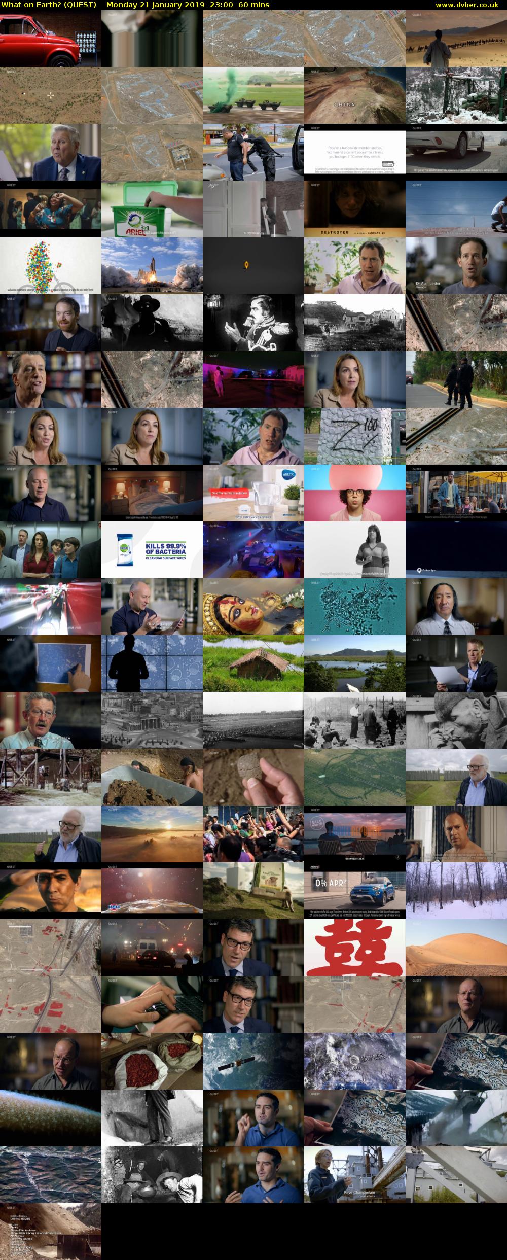 What on Earth? (QUEST) Monday 21 January 2019 23:00 - 00:00