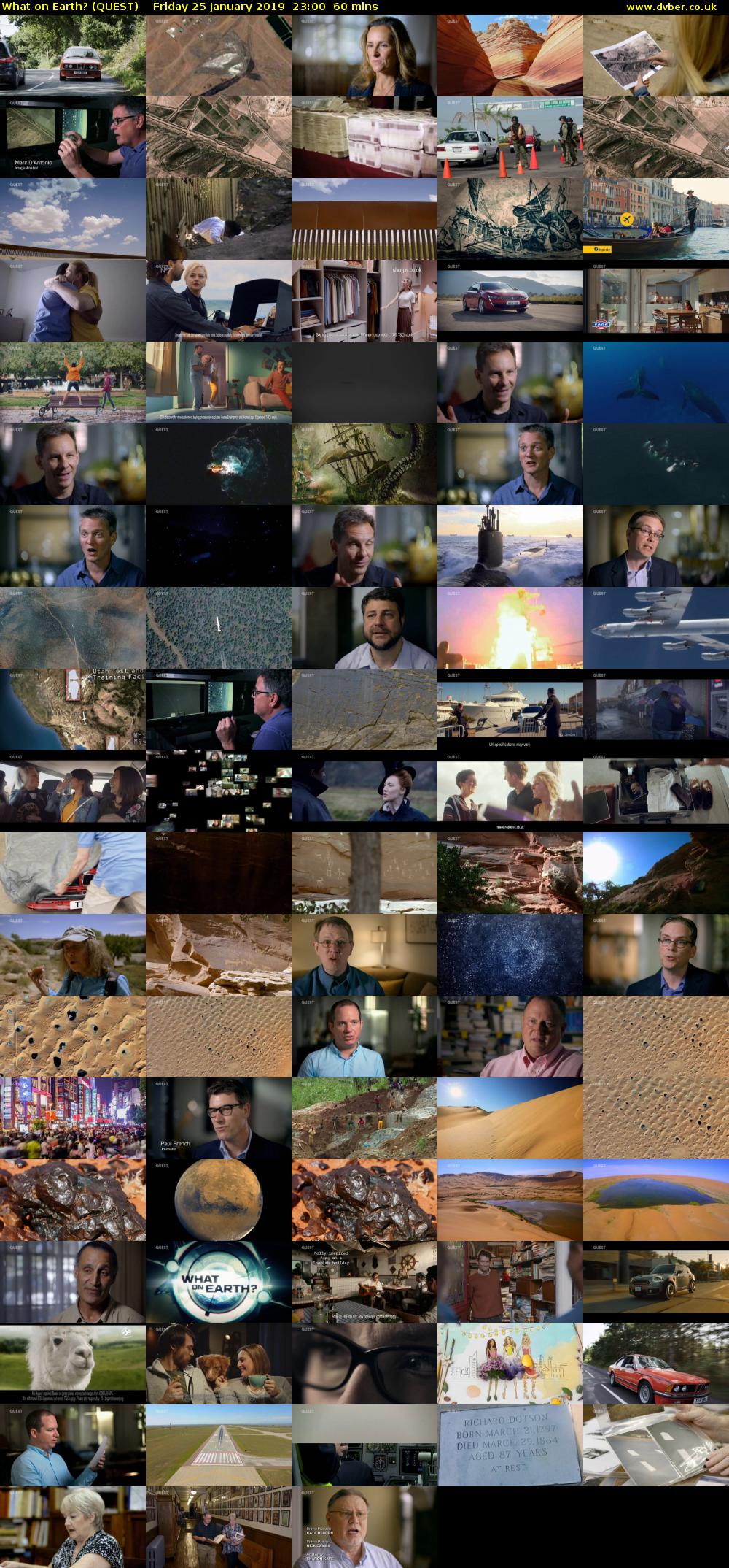 What on Earth? (QUEST) Friday 25 January 2019 23:00 - 00:00