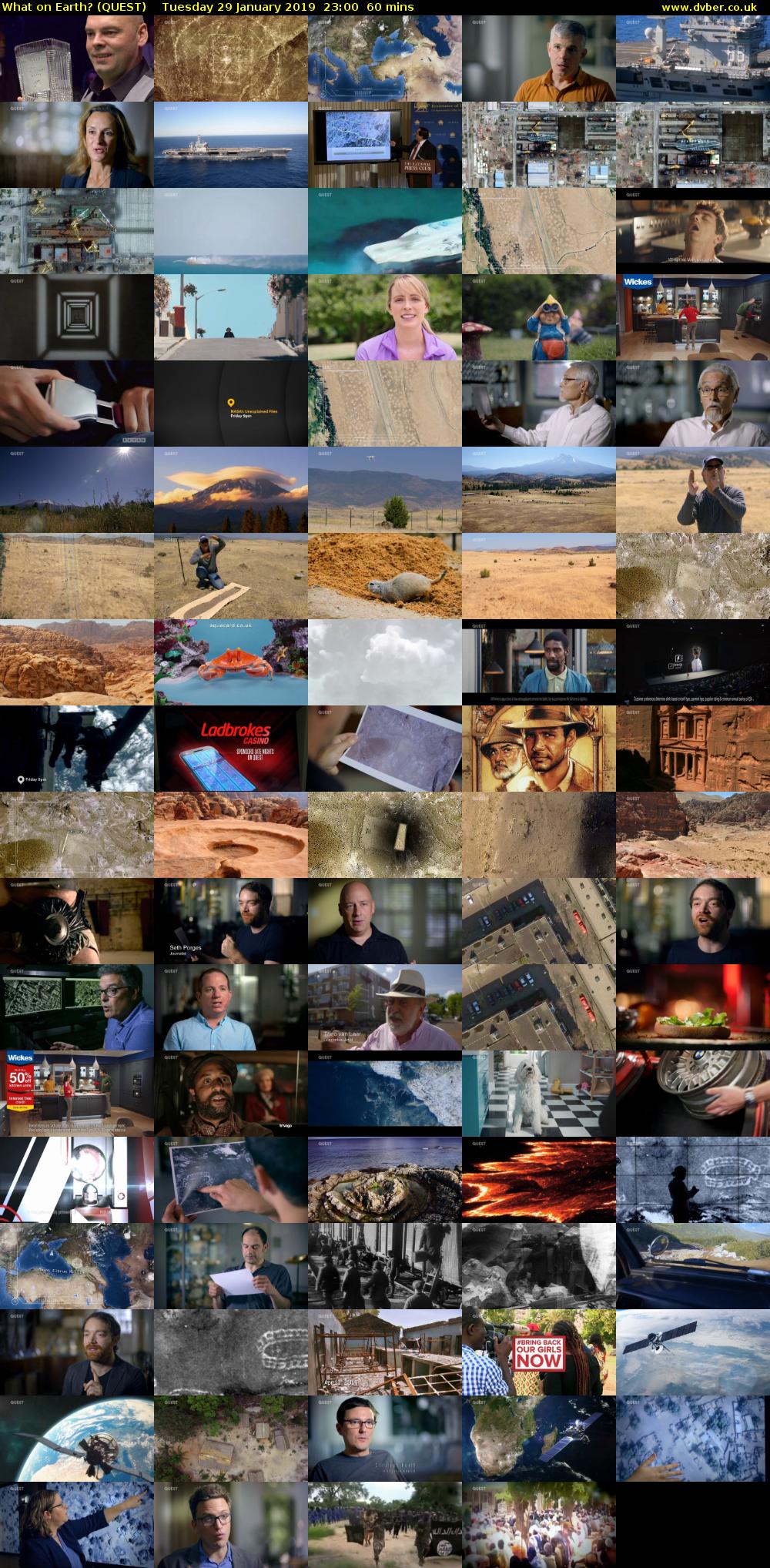 What on Earth? (QUEST) Tuesday 29 January 2019 23:00 - 00:00