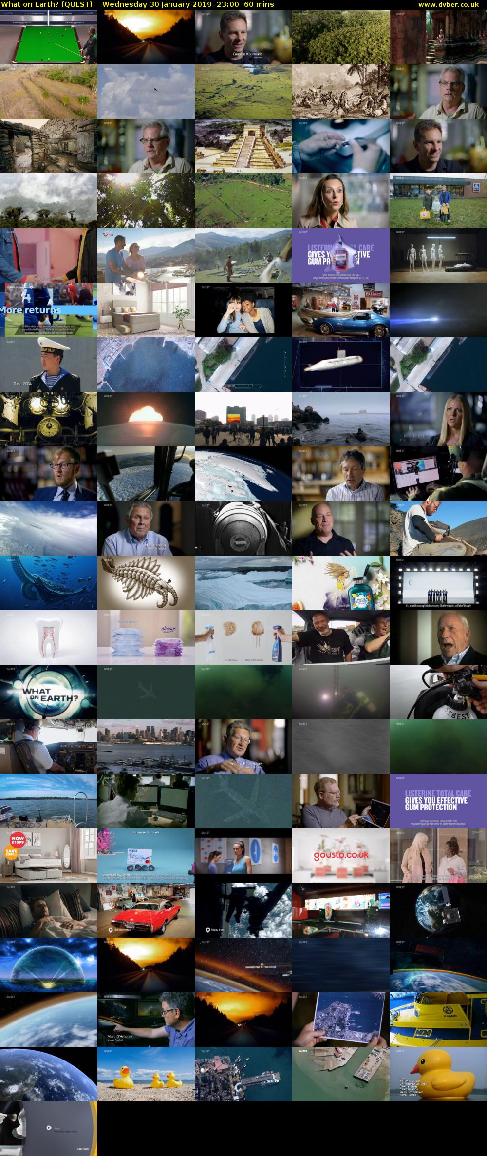 What on Earth? (QUEST) Wednesday 30 January 2019 23:00 - 00:00