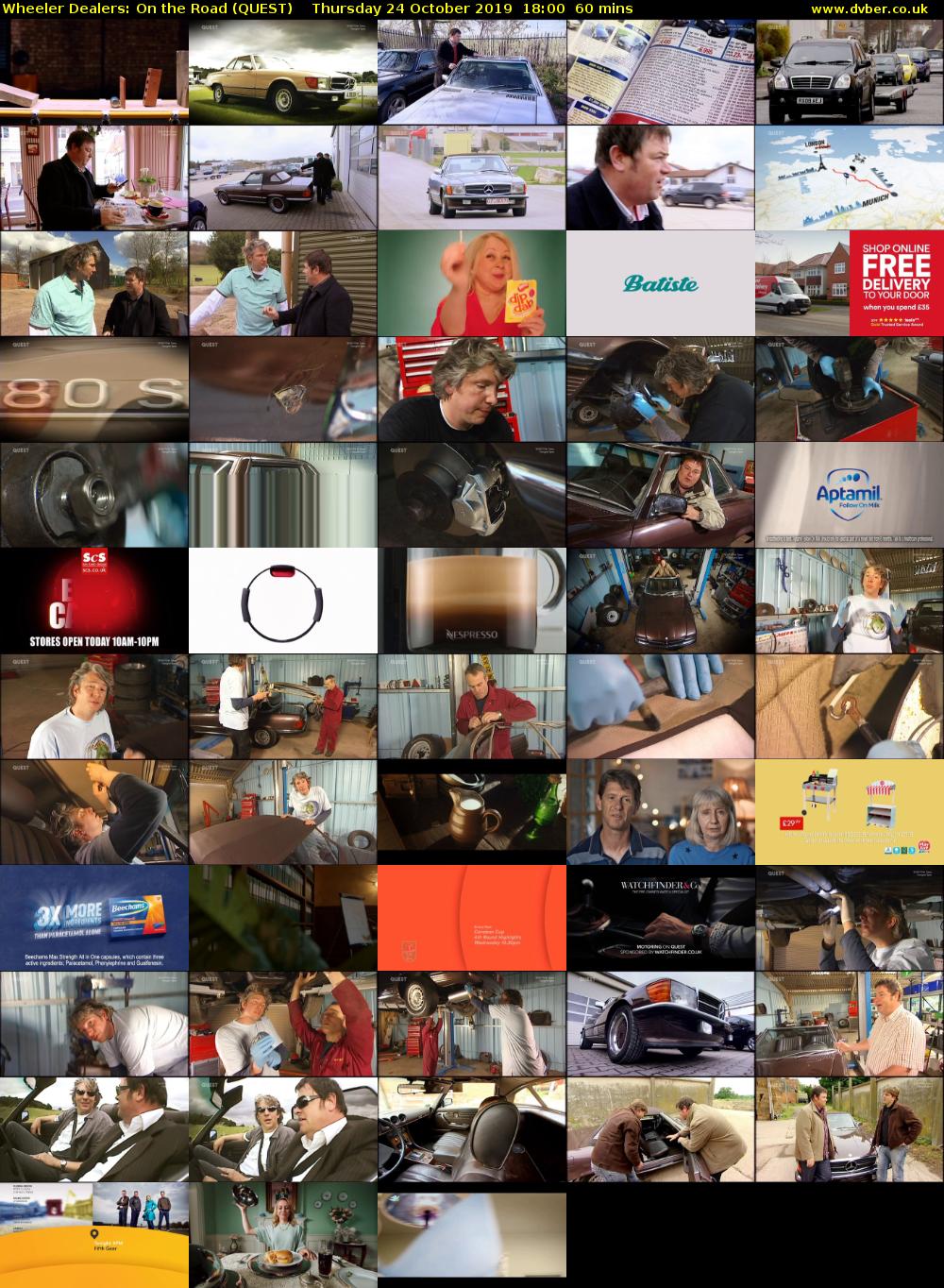 Wheeler Dealers: On the Road (QUEST) Thursday 24 October 2019 18:00 - 19:00