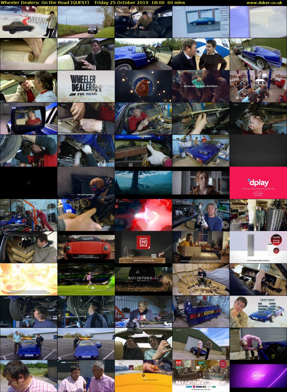 Wheeler Dealers: On the Road (QUEST) Friday 25 October 2019 18:00 - 19:00