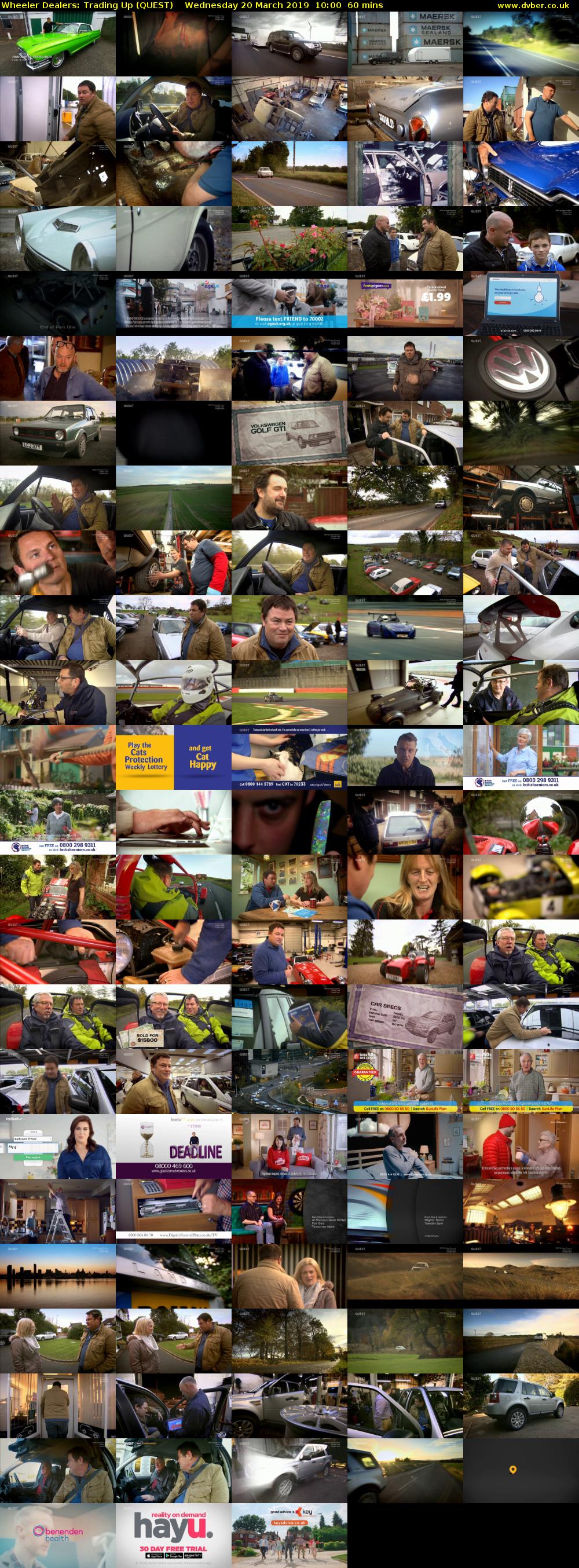 Wheeler Dealers: Trading Up (QUEST) Wednesday 20 March 2019 10:00 - 11:00